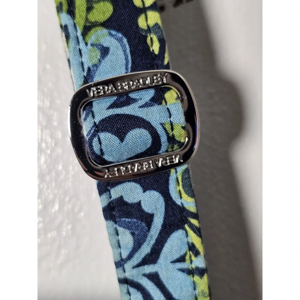 Vera Bradley Caribbean Sea Triple Zip Hipster Paisley Crossbody Shoulder Bag